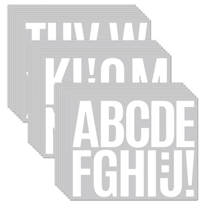 3inch Alphabet Number Stickers Car Mailbox Logo Waterproof Stickers Large Letter Stickers Kawaii Stickers