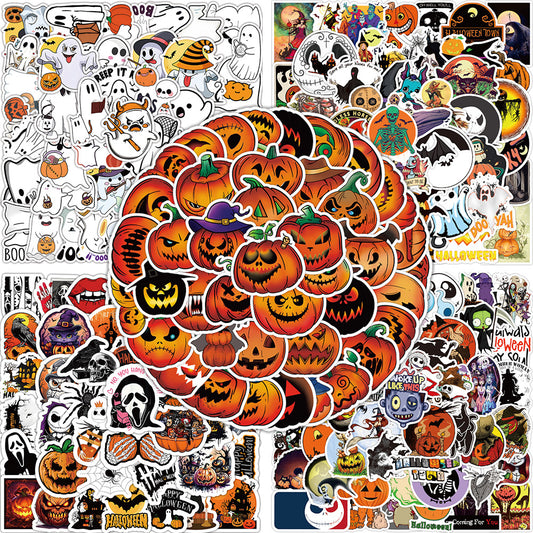 Halloween Stickers Pack 50pcs Ghost Horror Decals