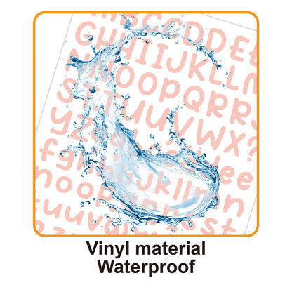 10PCS 0.5 Inch English Alphabet Stickers Small Size Decorative Scrapbook Letter Stickers Waterproof Stickers Kawaii Stickers