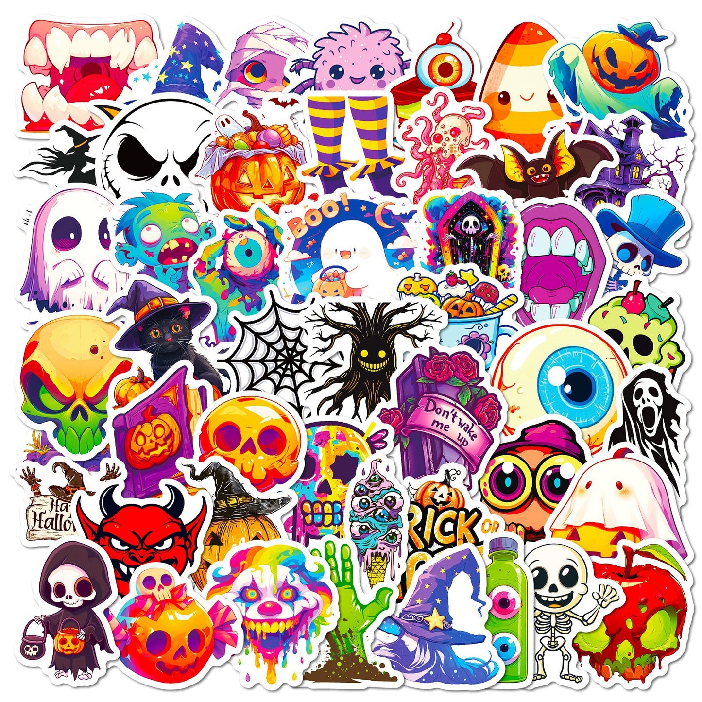 Halloween Stickers – 300Pcs Creepy DIY Halloween Set