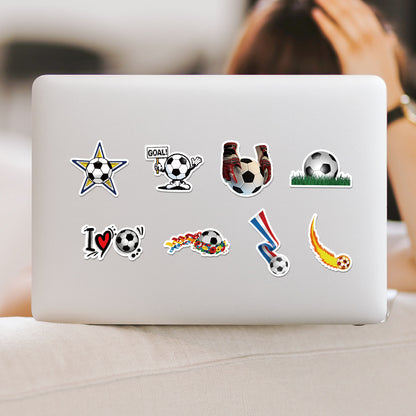 ⚽ 50pcs Creative Football Graffiti Stickers – Fun Sports Vibes Everywhere! 🎉 Kawaii Stickers