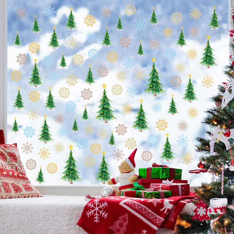 Christmas Tree Stickers for Window Decoration