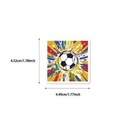 ⚽ 50pcs New Football Graffiti Stickers – Waterproof & Super Fun! 🎉 Kawaii Stickers