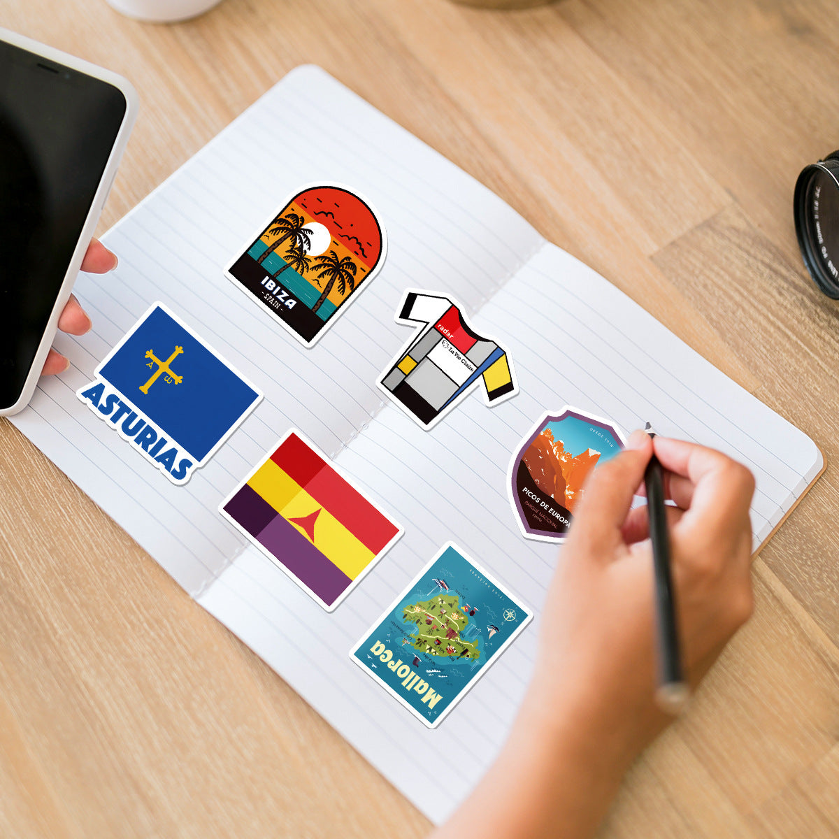 🌟 100PCS Football Doodle Stickers – Creative Soccer Stickers for Water Bottles, Laptops, Phones & Travel Gear ⚽🎨 Kawaii Stickers