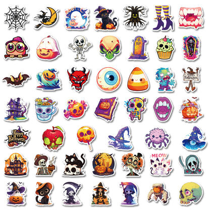 Halloween Stickers – 300PCS Spooky Reaper Pumpkin Sticker Pack