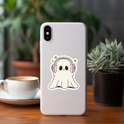 50pcs Halloween Ghost Graffiti Stickers – Waterproof Vinyl Stickers for Phones, Water Bottles, Laptops Kawaii Stickers
