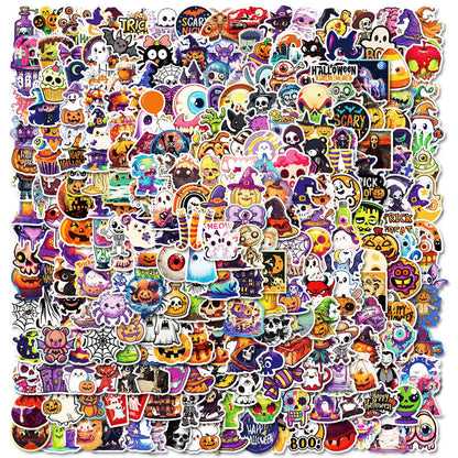 Halloween Stickers – 300PCS Spooky Reaper Pumpkin Sticker Pack