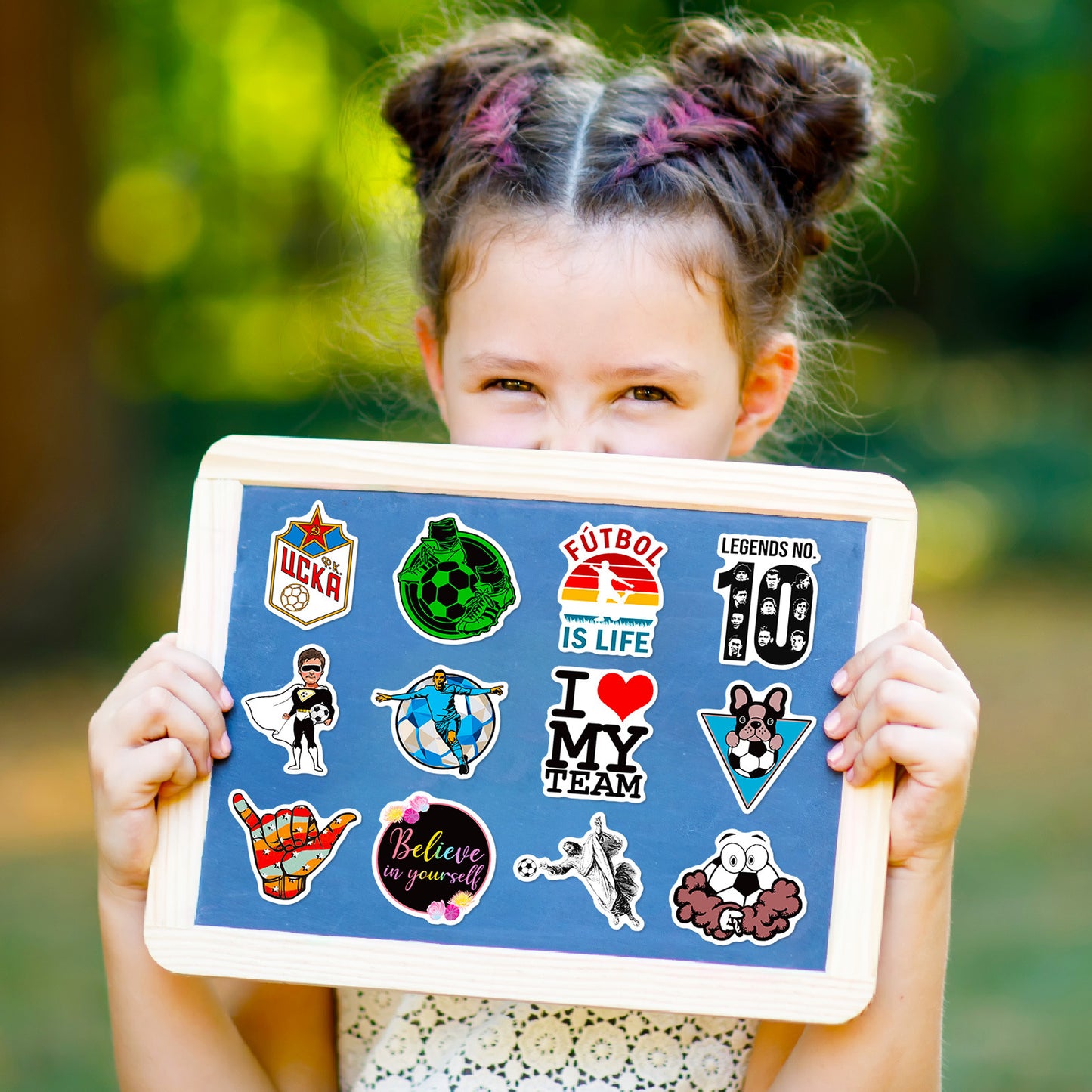 ⚽ 50Pcs Creative Football Stickers – Colorful Sports Life for 2025 Fans 🎨✨ Kawaii Stickers