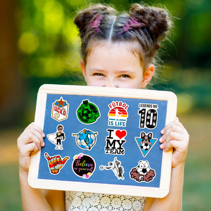 ⚽ 50Pcs Creative Football Stickers – Colorful Sports Life for 2025 Fans 🎨✨ Kawaii Stickers