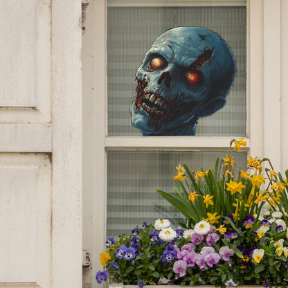 🧟‍♂️ Halloween Zombie Static Window Stickers – Super Scary Glass Decoration 🎃 Kawaii Stickers