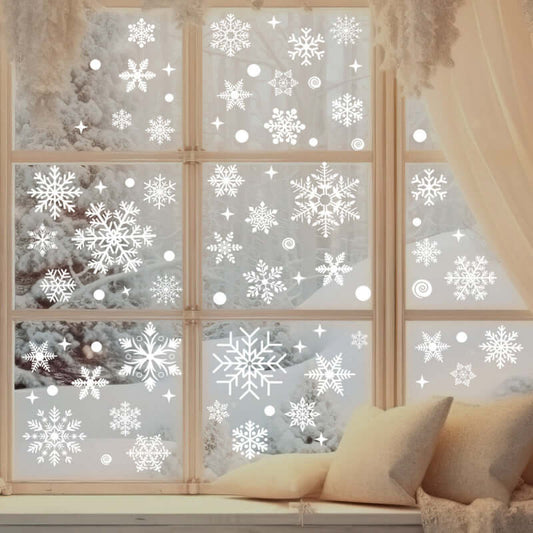 Snowflake Window Stickers ❄️ Party & Christmas Glass Decoration-6