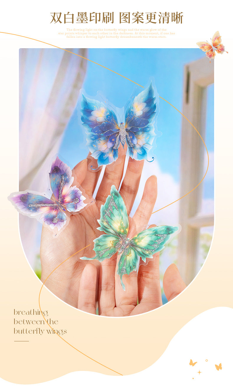 20pcs Butterfly stickers – Scrapbook & Craft Decoration – Kawaii Stickers Kawaii Stickers