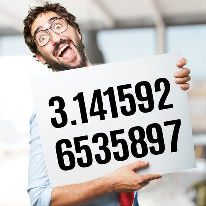 3inch Alphabet Number Stickers Car Mailbox Logo Waterproof Stickers Large Letter Stickers Kawaii Stickers