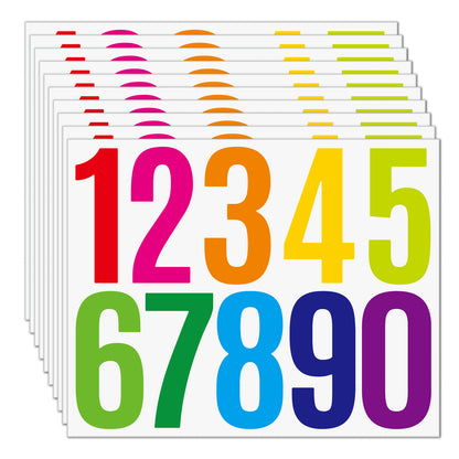 3inch Alphabet Number Stickers Car Mailbox Logo Waterproof Stickers Large Letter Stickers Kawaii Stickers