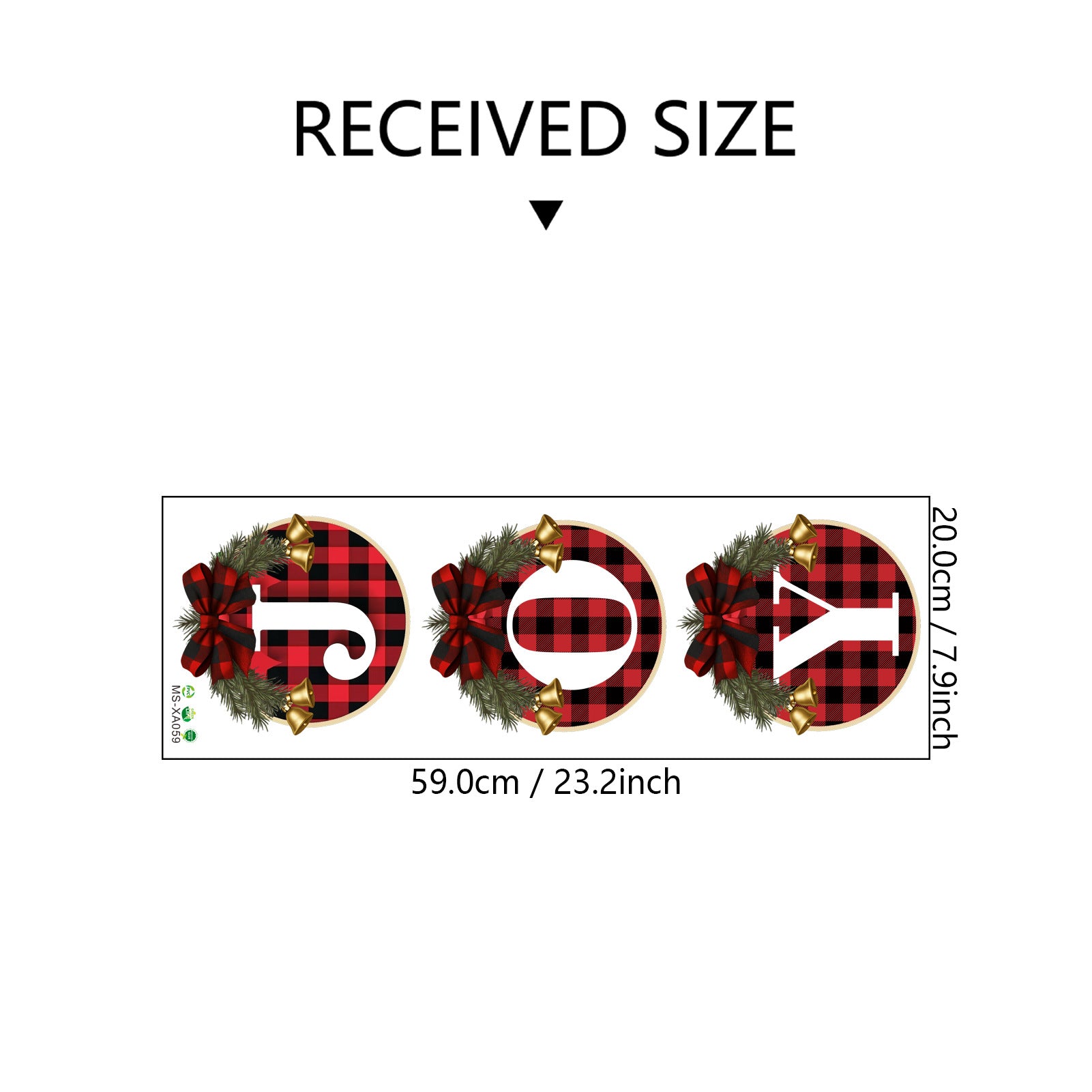 🎅 Large Cartoon Santa Claus Christmas Wall Stickers – Festive Reindeer & Christmas Tree Design 🎄✨ Kawaii Stickers