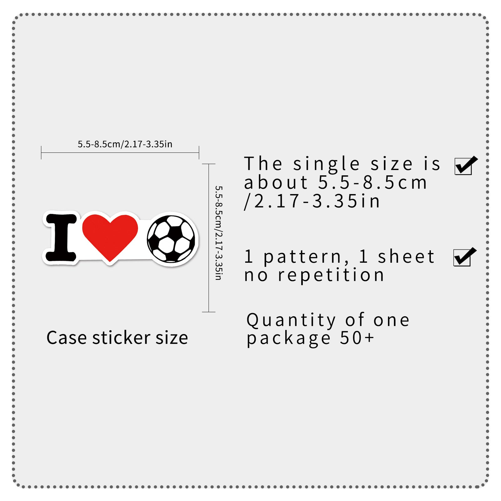 Football Stickers – 50Pcs Sport Designs – High-Definition Waterproof PVC – For Water Bottles, Laptops, Skateboards, Suitcases, Phones – Kawaii Stickers Kawaii Stickers