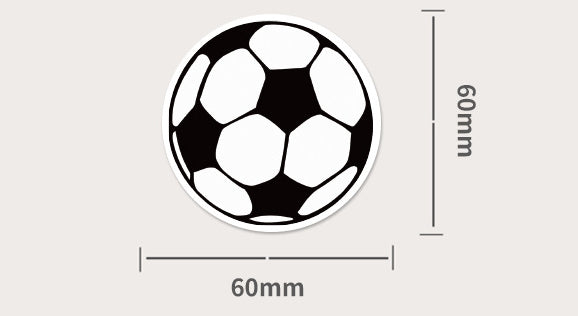Football Stickers – 50PCS Cartoon Sports Graffiti – Waterproof PVC – Laptop, Water Bottle & Luggage Decor – Kawaii Stickers Kawaii Stickers