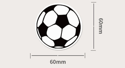Football Stickers – 50PCS Cartoon Sports Graffiti – Waterproof PVC – Laptop, Water Bottle & Luggage Decor – Kawaii Stickers Kawaii Stickers