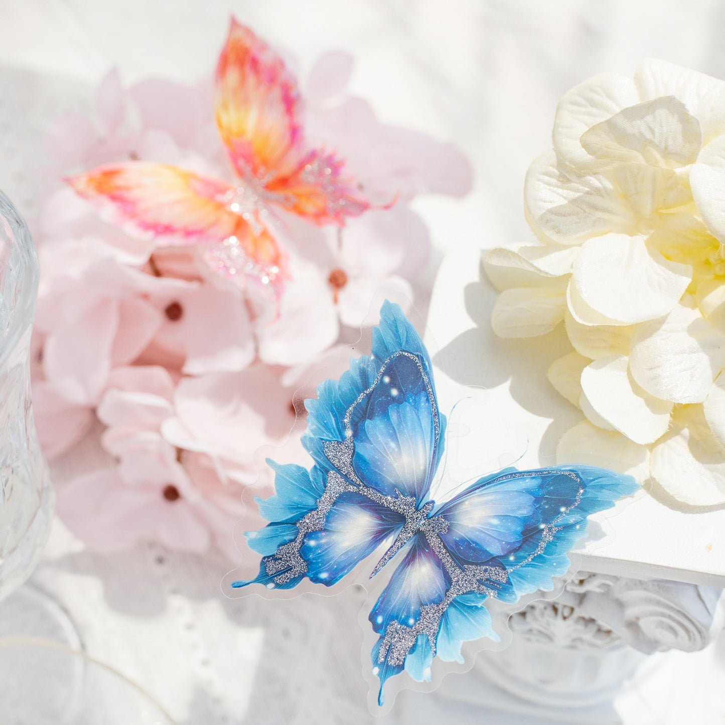 20pcs Butterfly stickers – Scrapbook & Craft Decoration – Kawaii Stickers Kawaii Stickers