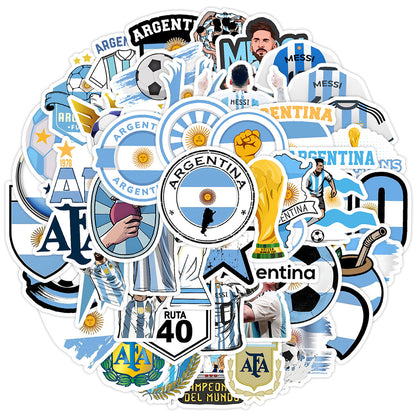 🌟 50PCS Football Stickers – Creative Doodle Soccer Stickers for Water Bottles, iPhones, Laptops & Sports Gear ⚽🎨 Kawaii Stickers