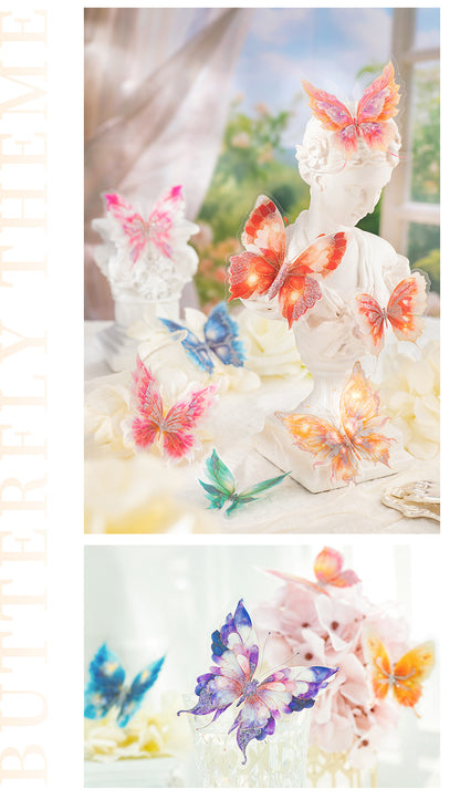 20pcs Butterfly stickers – Scrapbook & Craft Decoration – Kawaii Stickers Kawaii Stickers