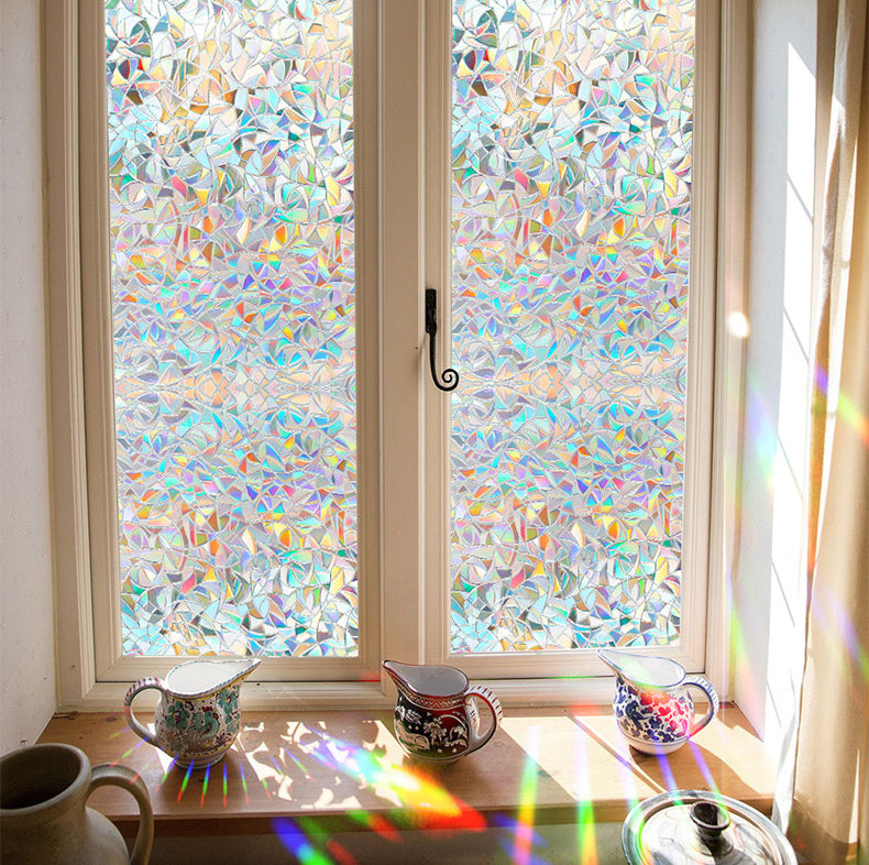 Halloween Stickers – Holographic Bat Suncatcher PVC Decals 🦇