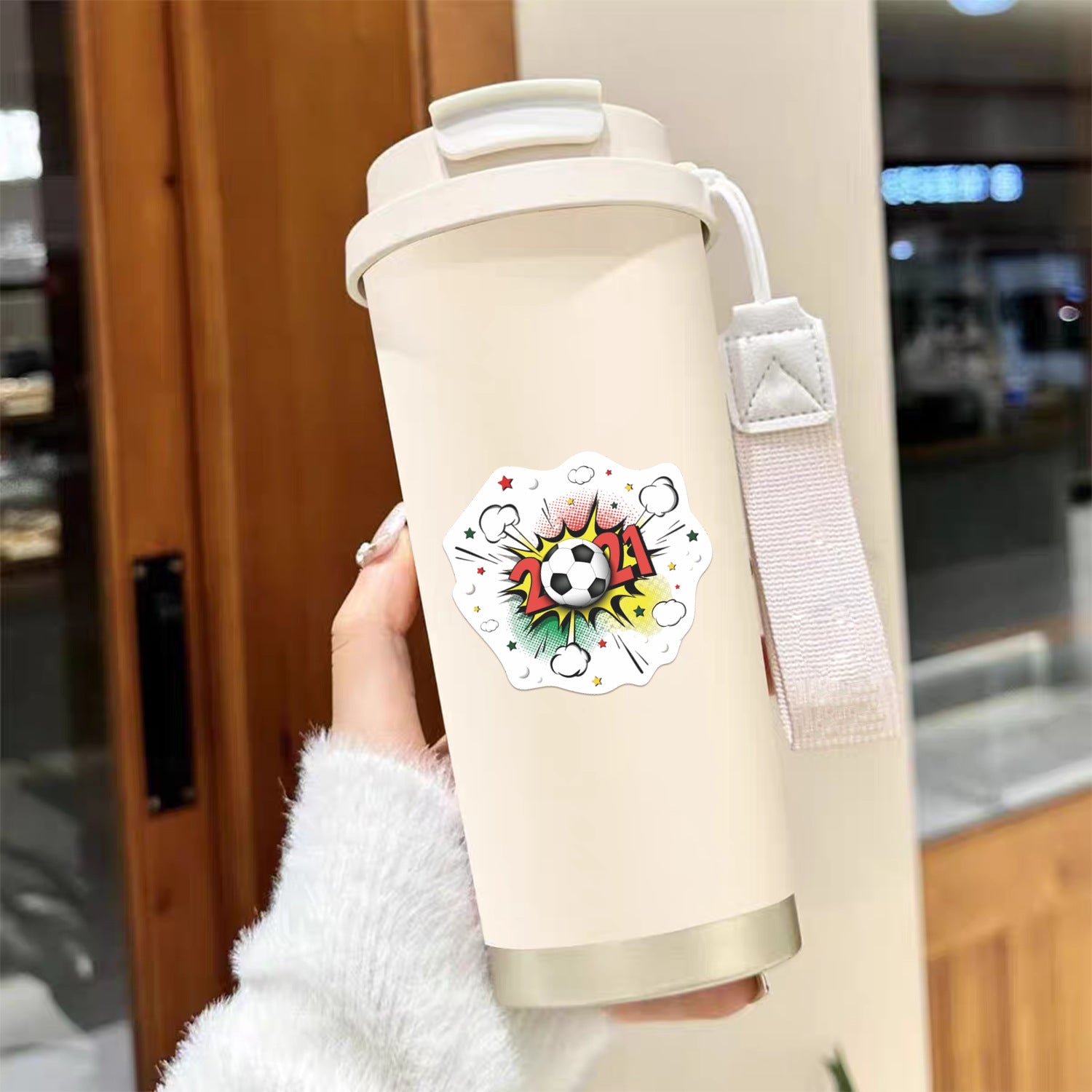 ⚽ 50pcs New Football Graffiti Stickers – Waterproof & Super Fun! 🎉 Kawaii Stickers