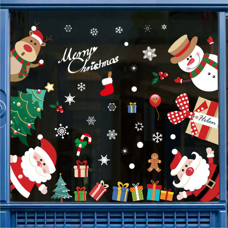 Snowflake Window Stickers ❄️ Party & Christmas Glass Decoration-12