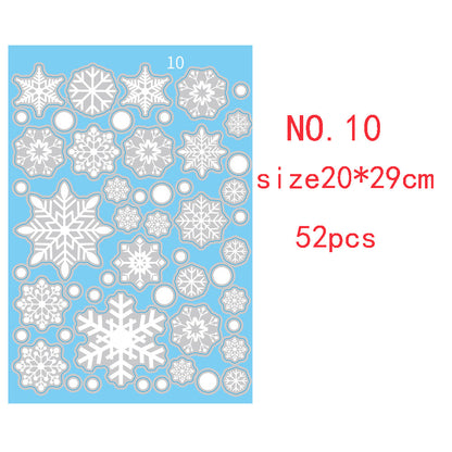 ❄️ Christmas Snowflake Window Stickers – Festive Holiday Glass & Window Decor 🎄 Kawaii Stickers