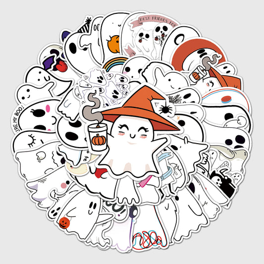 Halloween Stickers – Ghost Decals to Haunt Your Style (50pcs)
