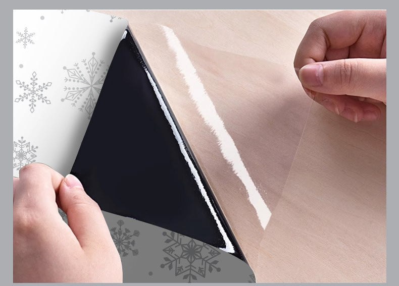 Snowflake Window Stickers | Large Christmas Snowflake Stickers for Windows Kawaii Stickers