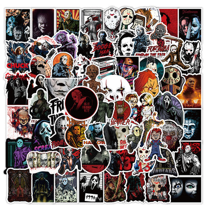 Halloween Stickers Pack 50pcs Ghost Horror Decals
