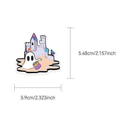 Halloween Stickers  Cute Ghost Graffiti Halloween Sticker Pack (50pcs)