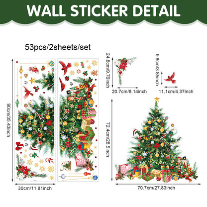 Christmas Tree Stickers for Window Decoration