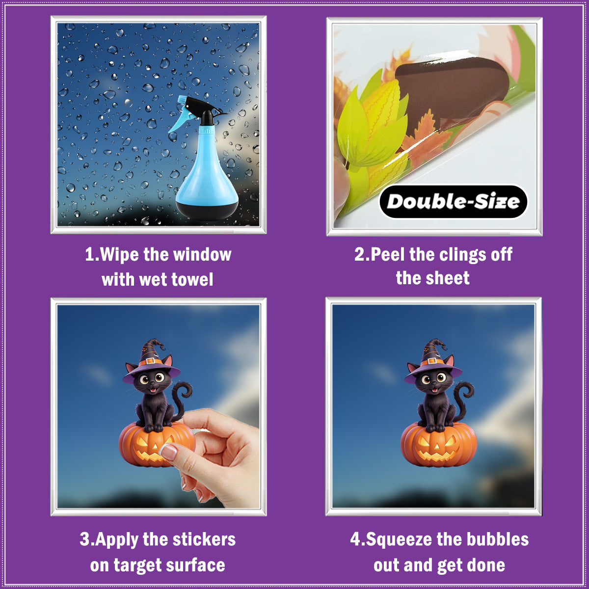 2026 New Halloween Window Stickers – Double-Sided Static-Cling Pumpkins, Skulls & Bats for Glass Doors & Party Decor 👻🕷️ http://detail.1688.com/offer/944965404272.html