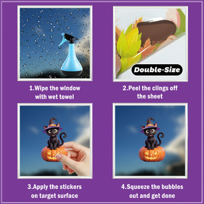2026 New Halloween Window Stickers – Double-Sided Static-Cling Pumpkins, Skulls & Bats for Glass Doors & Party Decor 👻🕷️ http://detail.1688.com/offer/944965404272.html
