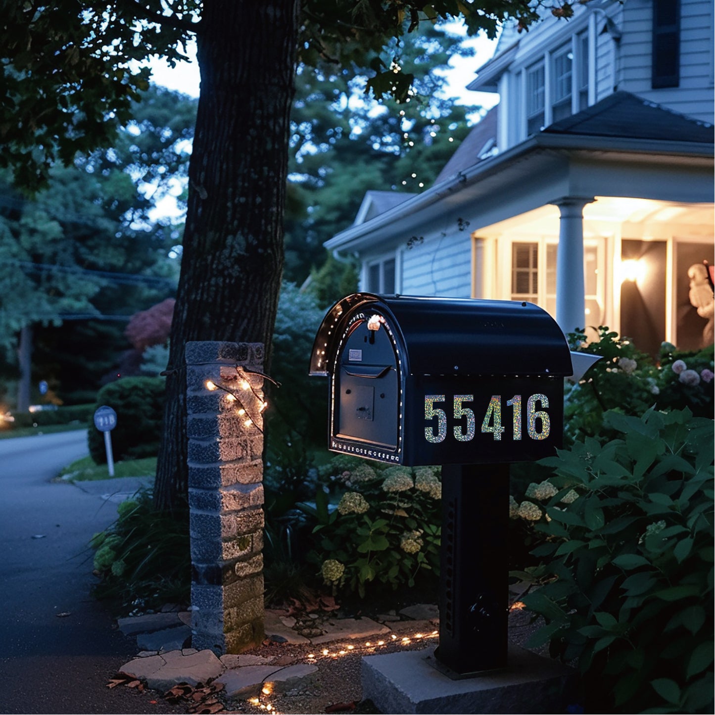 3inch Alphabet Number Stickers Car Mailbox Logo Waterproof Stickers Large Letter Stickers Kawaii Stickers