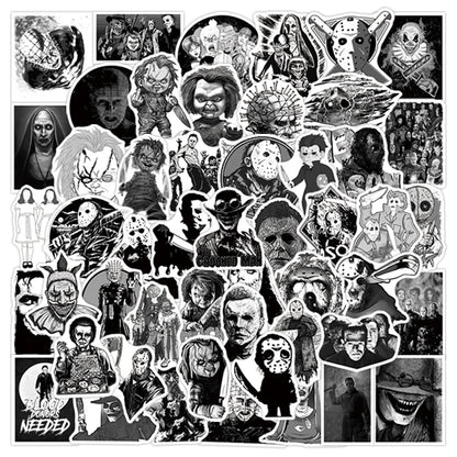 Halloween Stickers Pack 50pcs Ghost Horror Decals