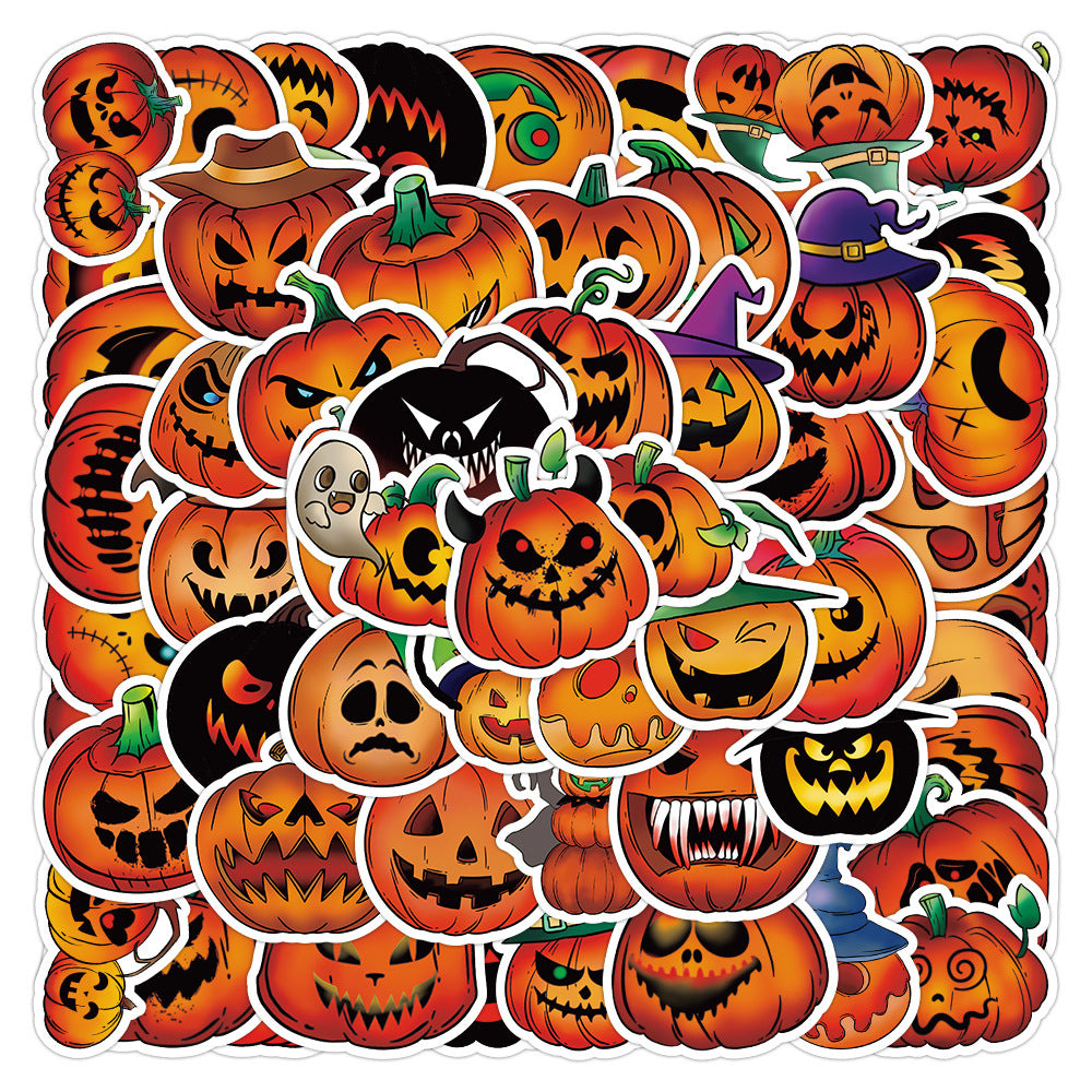 Halloween Stickers Pack 50pcs Ghost Horror Decals