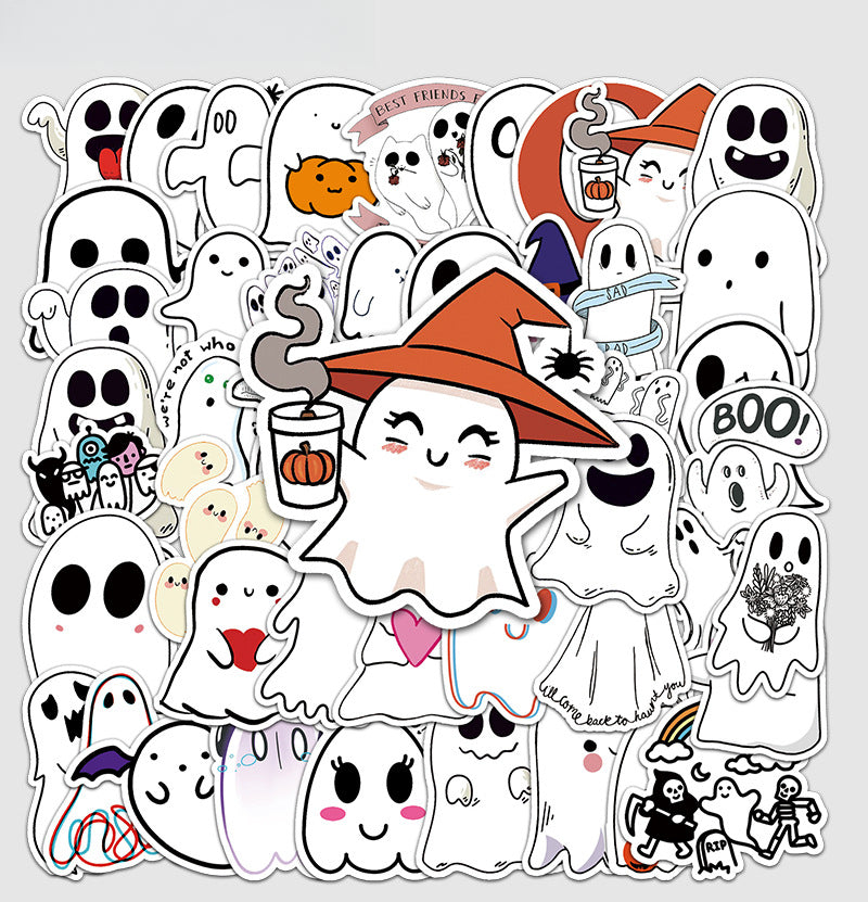 Halloween Stickers – Ghost Decals to Haunt Your Style (50pcs)