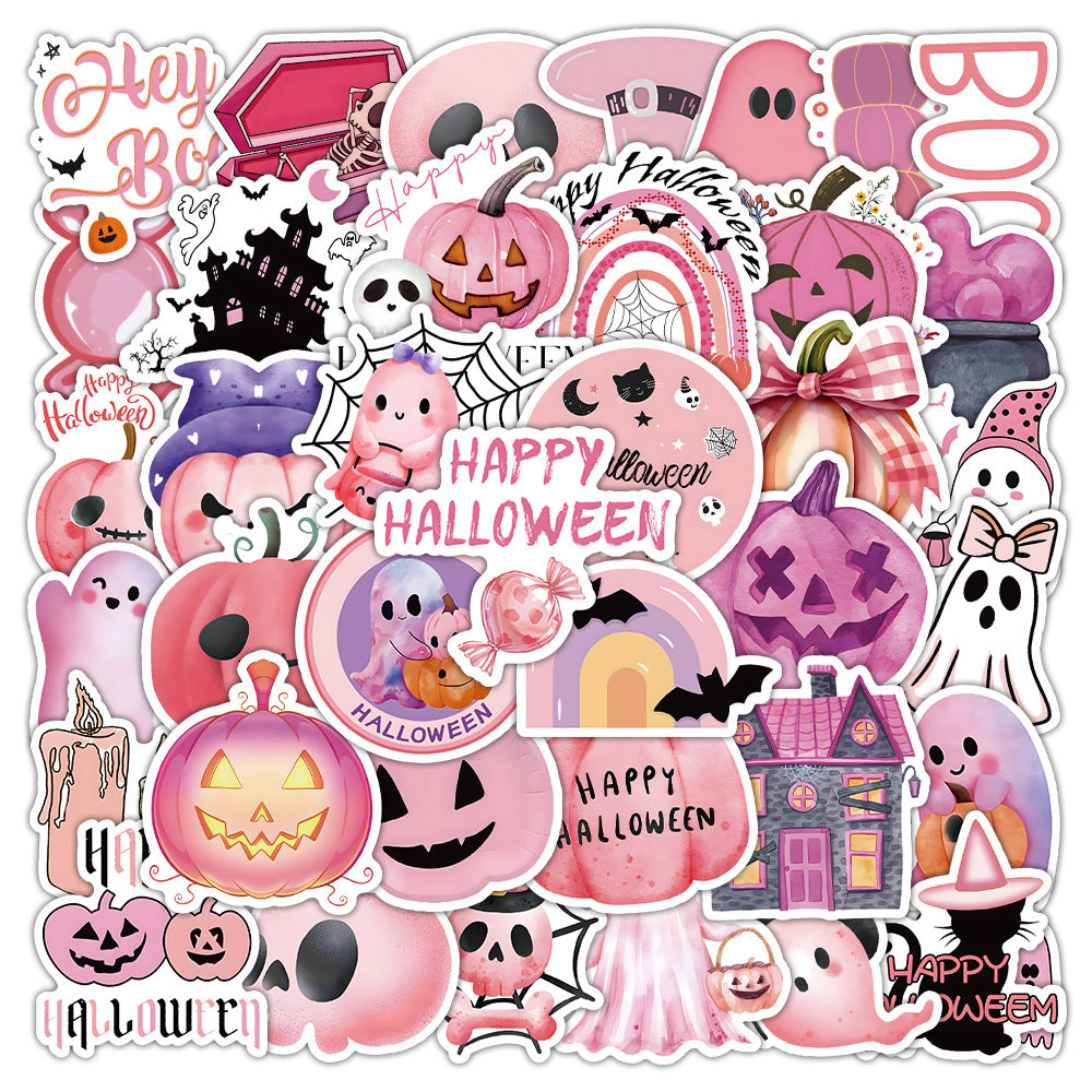 Halloween Stickers Pack 50pcs Ghost Horror Decals