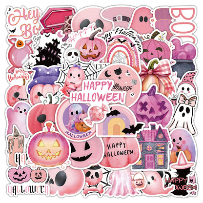 Halloween Stickers Pack 50pcs Ghost Horror Decals