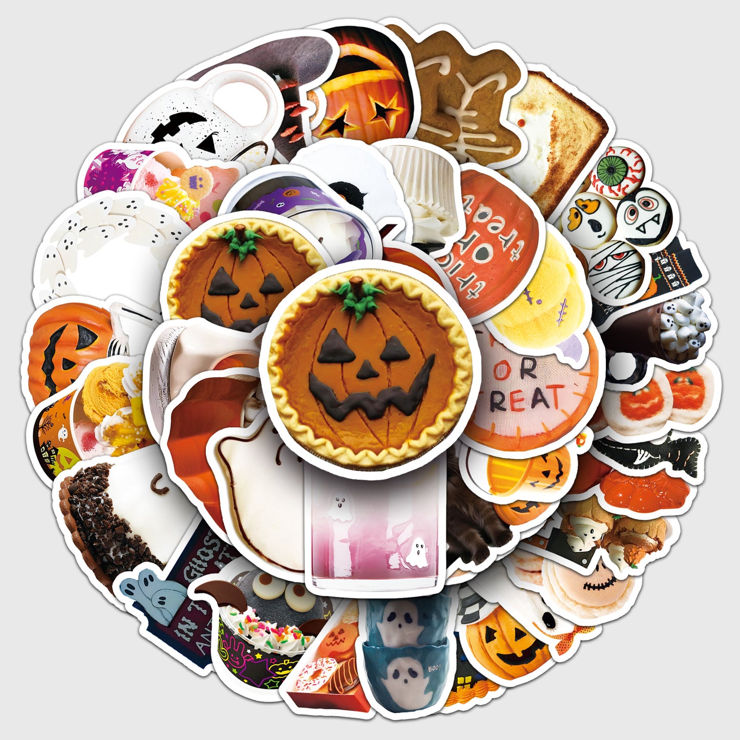 🎃 50Pcs Halloween Waterproof Stickers – Perfect for Phone Cases & Laptops Kawaii Stickers