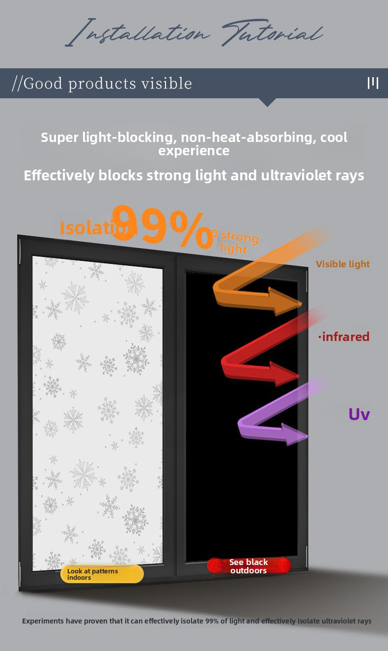 Snowflake Window Stickers | Large Christmas Snowflake Stickers for Windows Kawaii Stickers