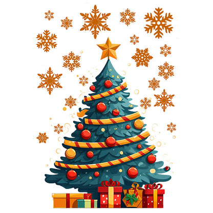 Christmas Tree Stickers – Static PVC Decal