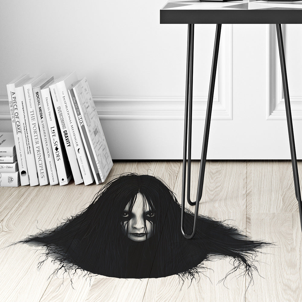 🎃 Halloween Sticker Horror Ghost Head For Floor 👻 Kawaii Stickers