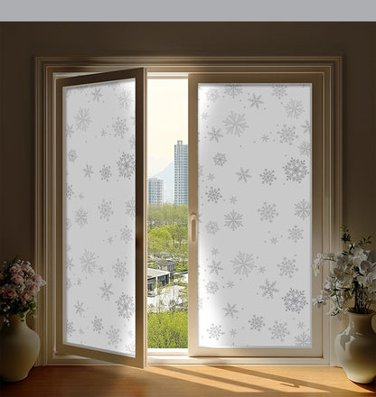 Snowflake Window Stickers | Large Christmas Snowflake Stickers for Windows Kawaii Stickers