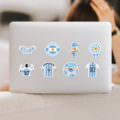 🌟 50PCS Football Stickers – Creative Doodle Soccer Stickers for Water Bottles, iPhones, Laptops & Sports Gear ⚽🎨 Kawaii Stickers