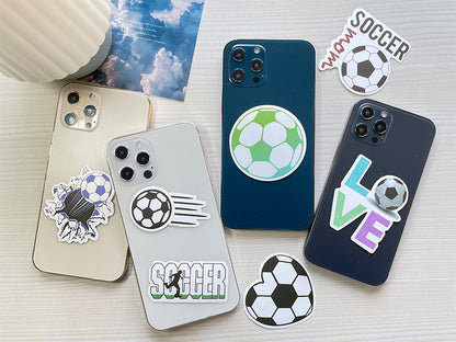 Football Stickers – 50PCS Cartoon Sports Graffiti – Waterproof PVC – Laptop, Water Bottle & Luggage Decor – Kawaii Stickers Kawaii Stickers