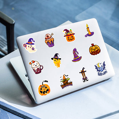 Halloween Stickers – 50pcs Green Hand & Spooky DIY Halloween Stickers